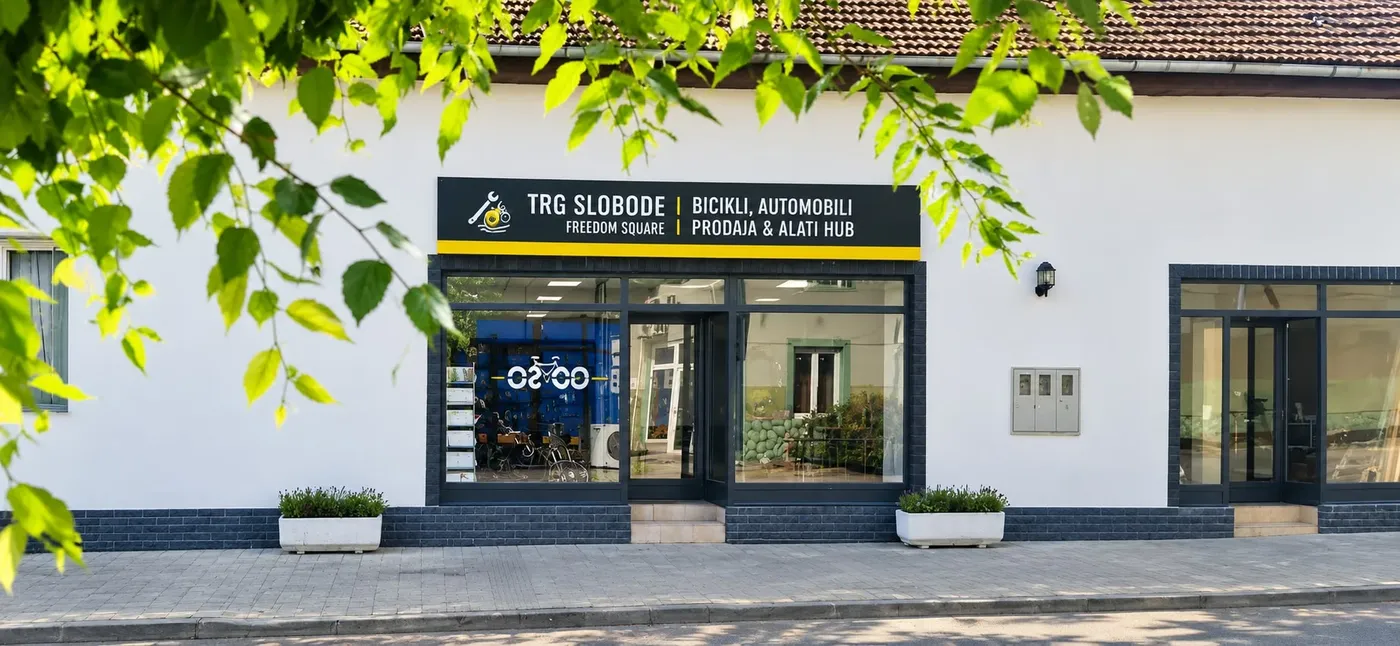 The Fasto shop in Batina, Trg slobode 2